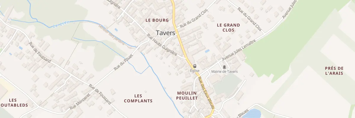 Plan du 1B Rue des Hautes Guignieres à Tavers