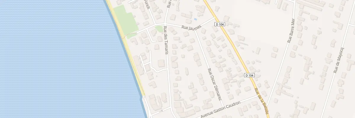 Plan du 14 Rue des Tamaris au Crotoy