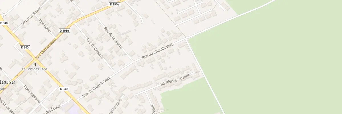 Plan du 35 Rue du Chemin Vert à Ambleteuse