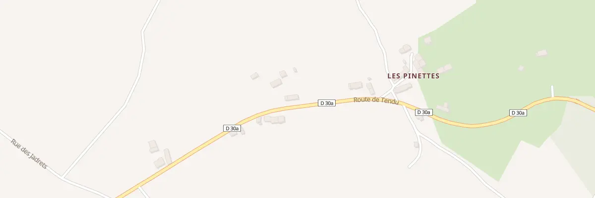 Plan du 50 Rte de Tendu à Mosnay