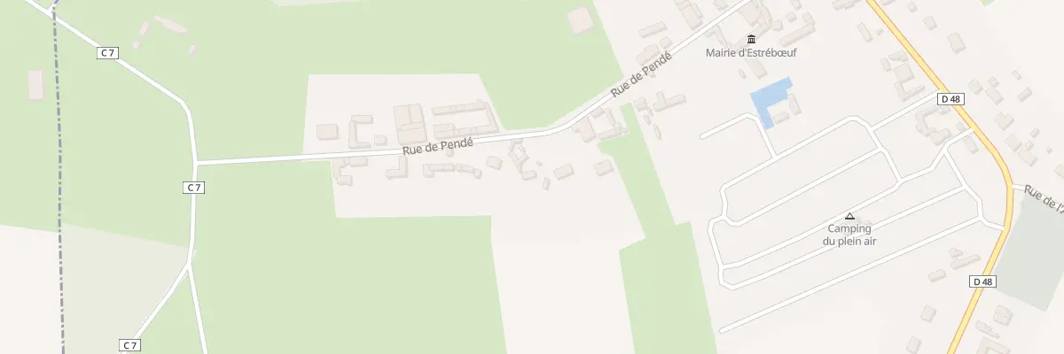 Plan du 221 Rue de Pendé à Estrébœuf
