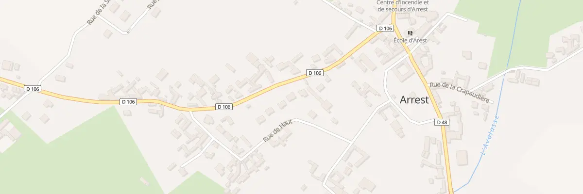 Plan du 8 Rue de Haut à Arrest