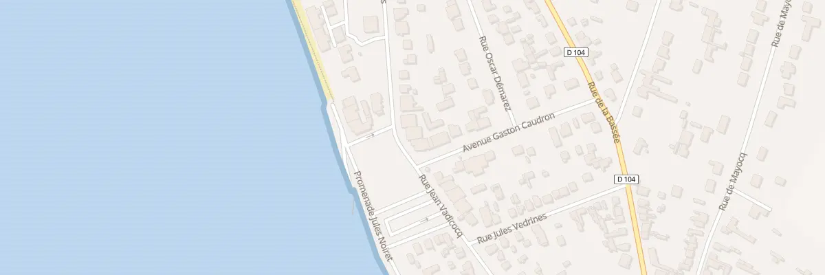 Plan du 9002 Rue des Tamaris au Crotoy