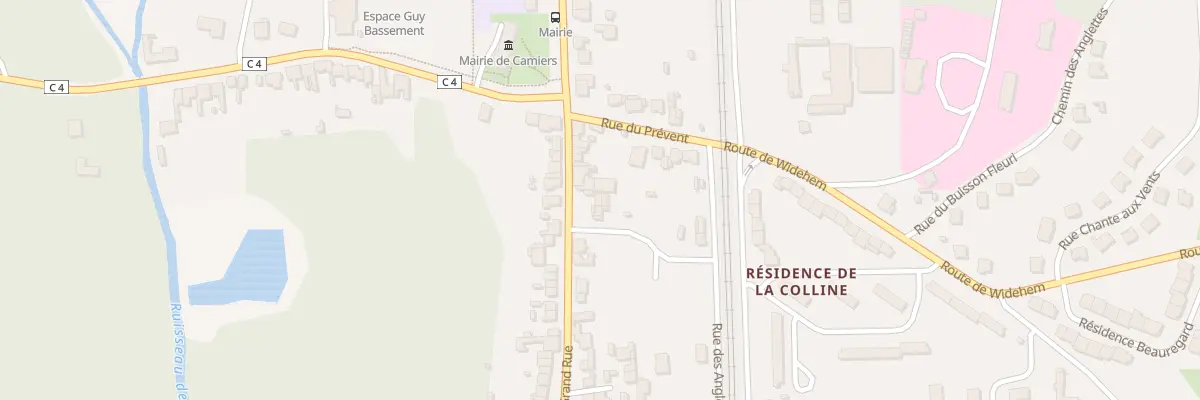 Plan du 102 Rue Grande Rue à Camiers