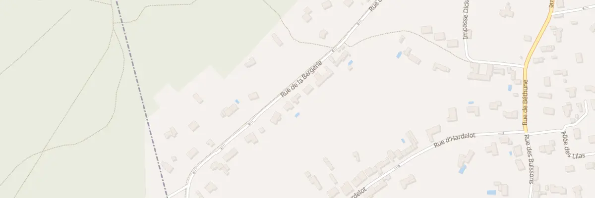 Plan du 7 Rue de la Bergerie à Condette