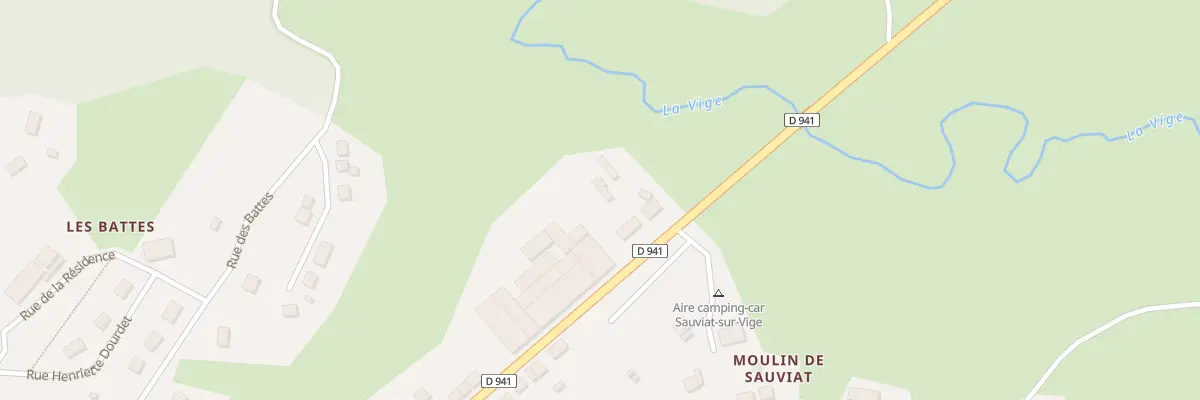 Plan du 5115 Rue Emile Dourdet à Sauviat-sur-Vige