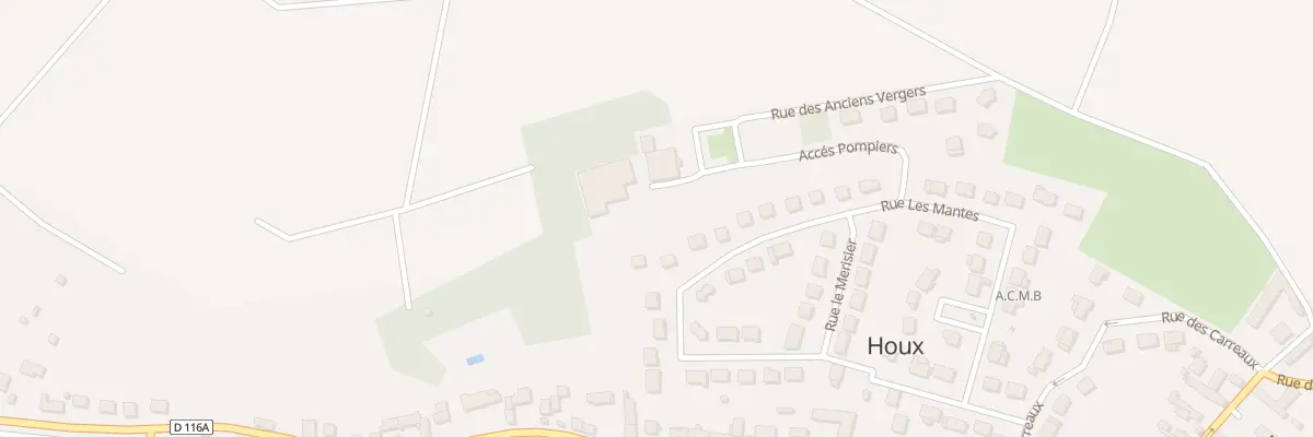 Plan du 40 Rue les Mantes à Houx