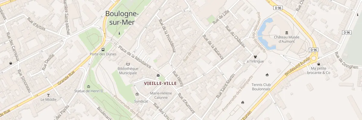 Plan du 9 Rue de Lille à Boulogne-sur-Mer