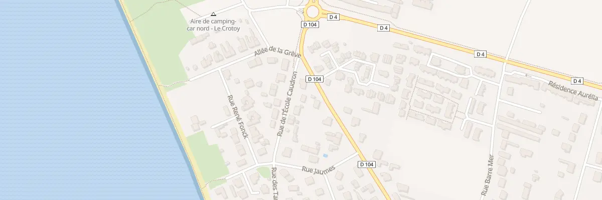 Plan du 4 Rue de l’École Caudron au Crotoy