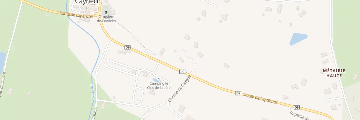 Plan du 5112 Au Colombié à Cayriech