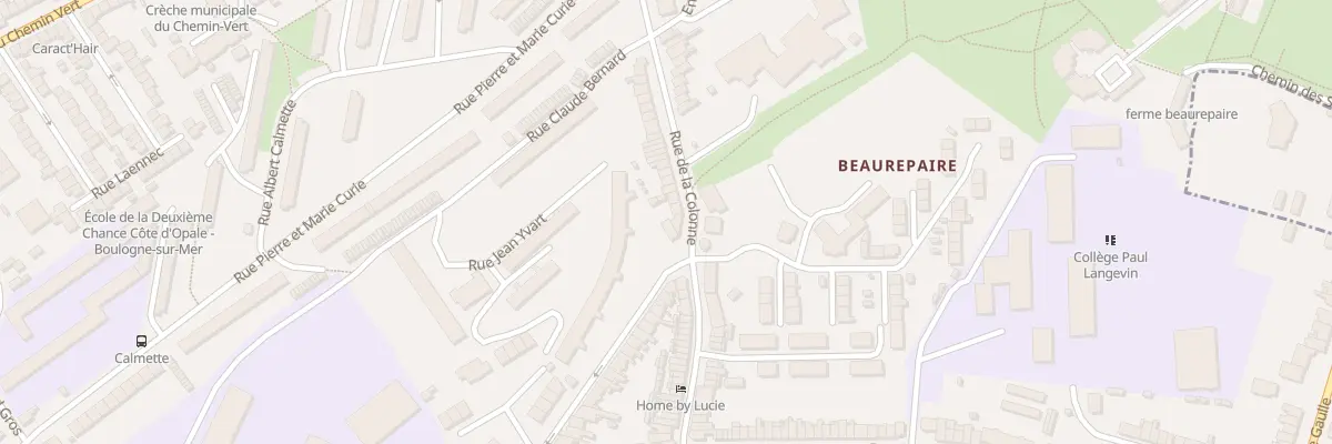 Plan du 117 Rue de Beaurepaire à Boulogne-sur-Mer