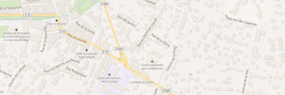 Plan du 6 Rue Mal Clauzel à Pamiers