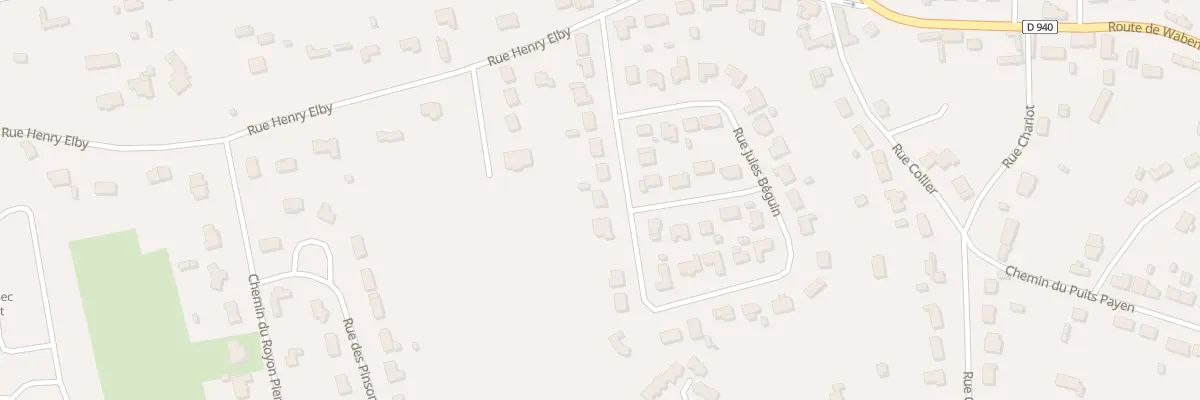 Plan du 28 Rue Jules Beguin à Groffliers