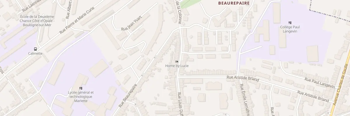 Plan du 113 Rue Louis Duflos à Boulogne-sur-Mer
