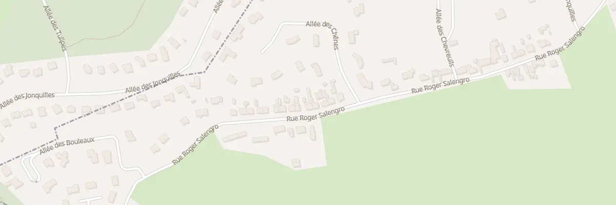 Plan du 832 Rue Roger Salengro à Cucq