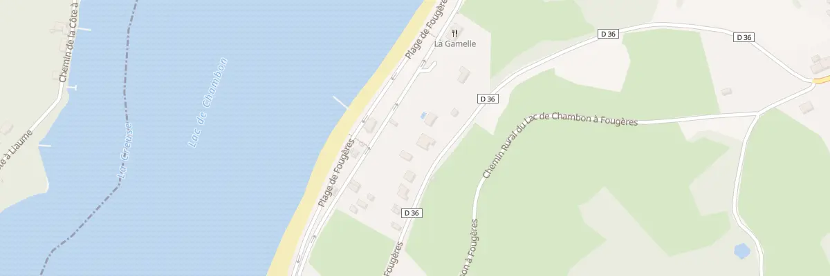 Plan du 10 Plage de Fougères à Saint-Plantaire