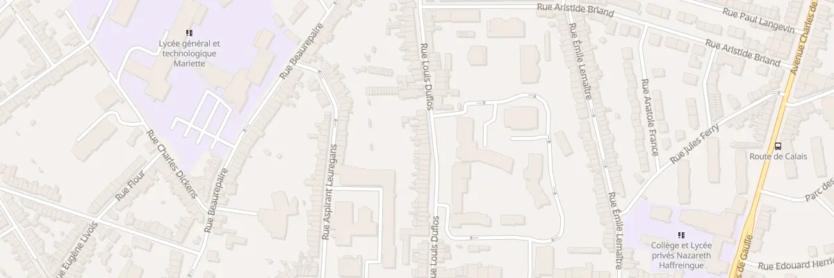 Plan du 49 Rue Louis Duflos à Boulogne-sur-Mer