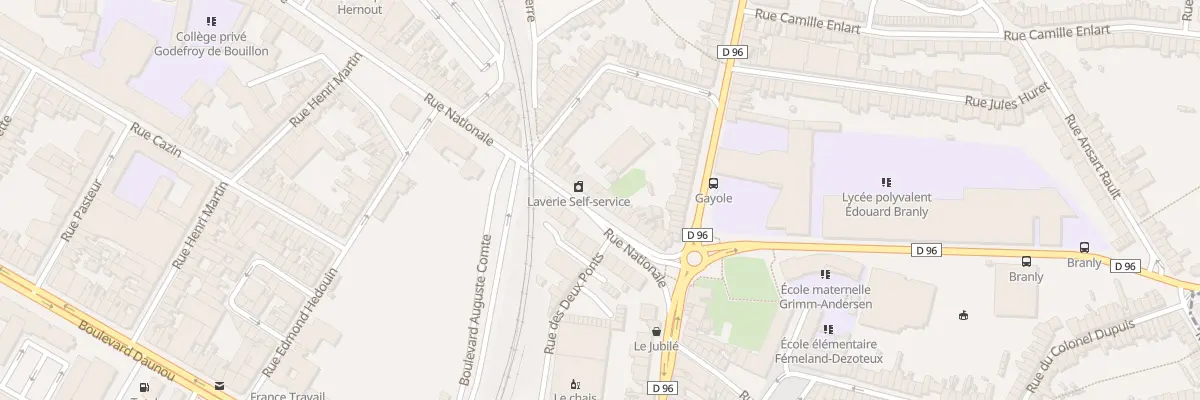 Plan du 257 Rue Nationale à Boulogne-sur-Mer