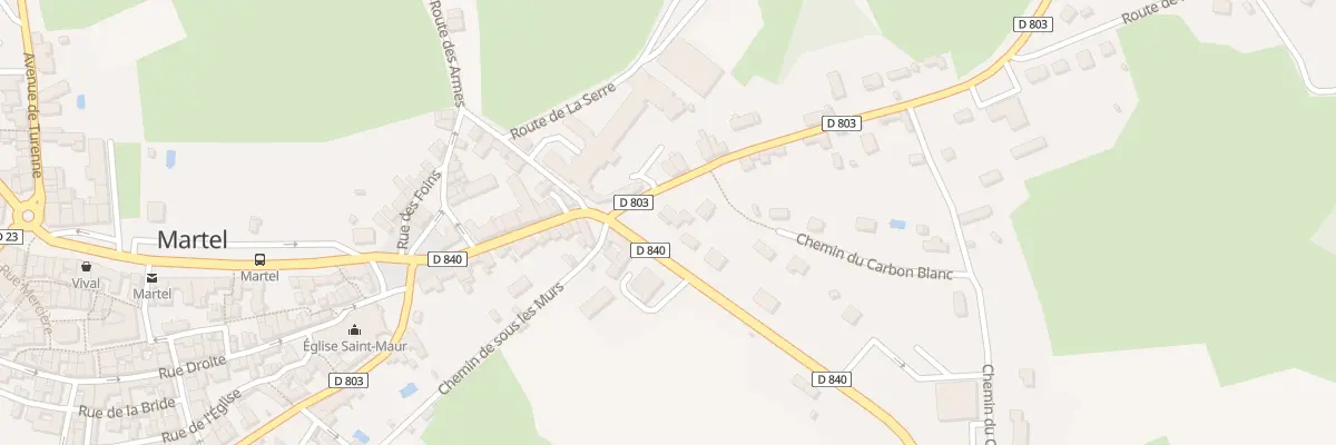 Plan du 6001 Rue du Cap de Ville à Saint-Sozy