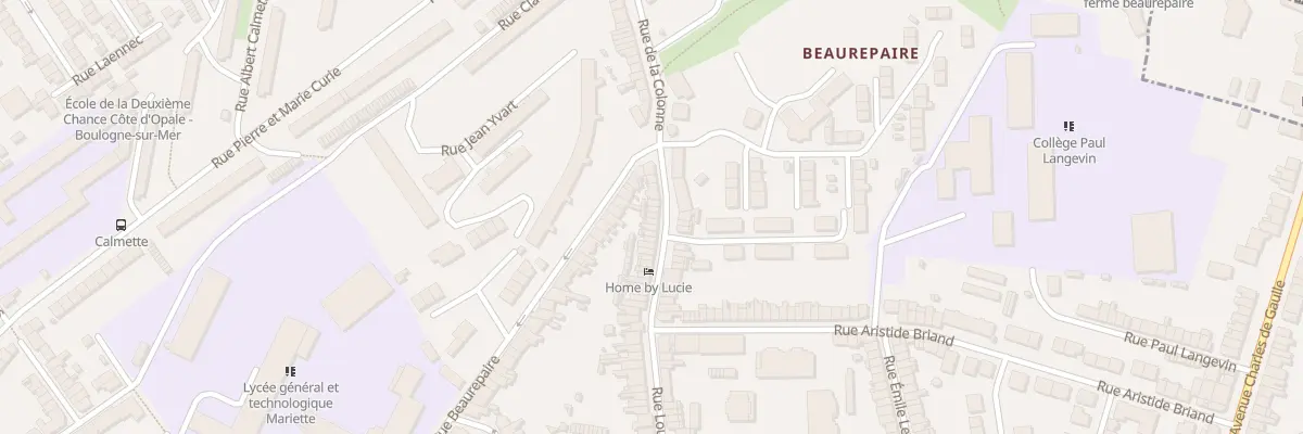 Plan du 127 Rue Louis Duflos à Boulogne-sur-Mer