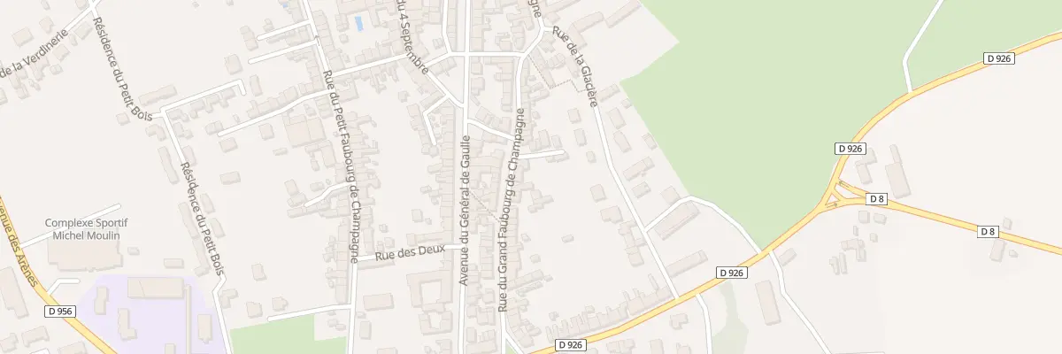 Plan du 25 Rue du Gd Fbg de Champagne à Levroux