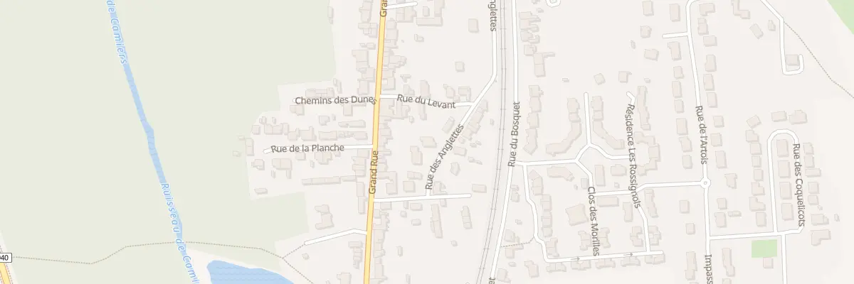 Plan du 3 Rue des Anglettes à Camiers