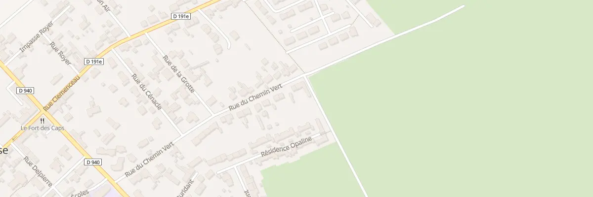 Plan du 39 Rue du Chemin Vert à Ambleteuse