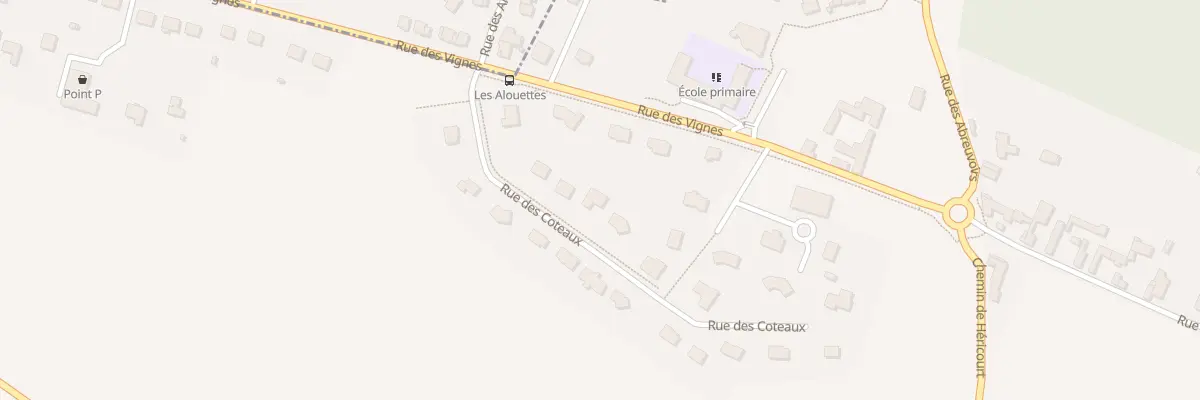Plan du 7 Rue des Coteaux à Maulette