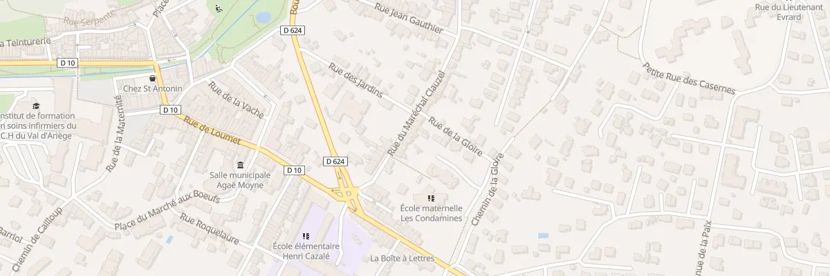 Plan du 16 Rue Mal Clauzel à Pamiers