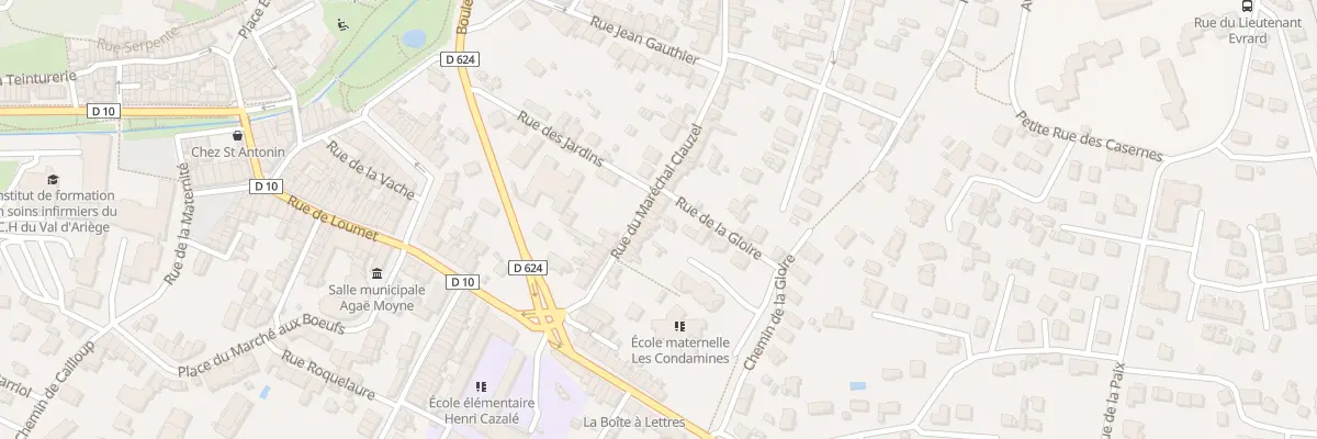 Plan du 20 Rue Mal Clauzel à Pamiers