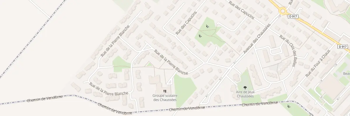 Plan du 6 Rue de la Pierre Blanche à Beaugency
