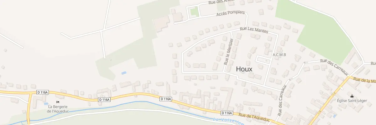 Plan du 16 Rue du Moulin à Vent à Houx