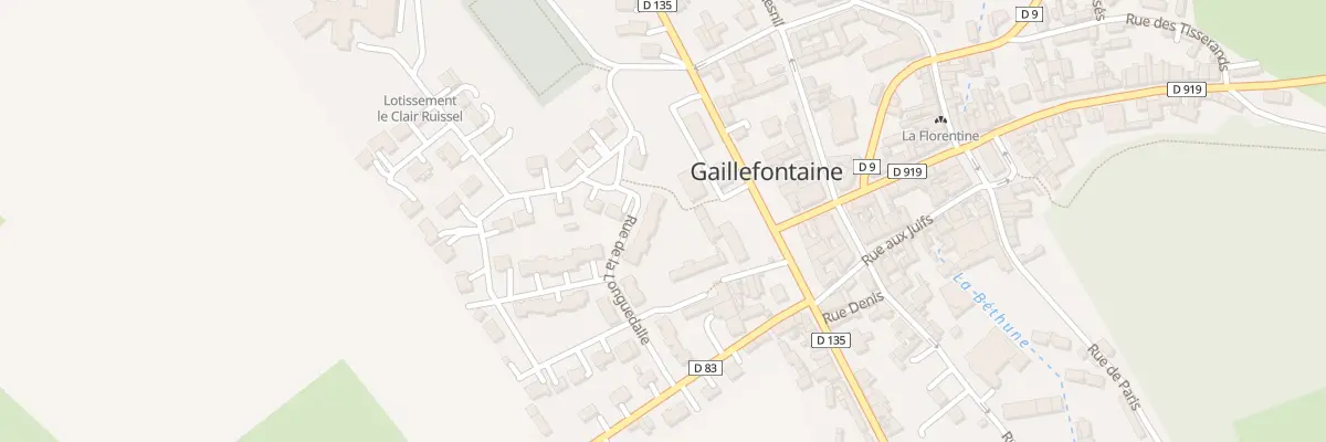Plan du 1 Rue de la Longuedalle à Gaillefontaine