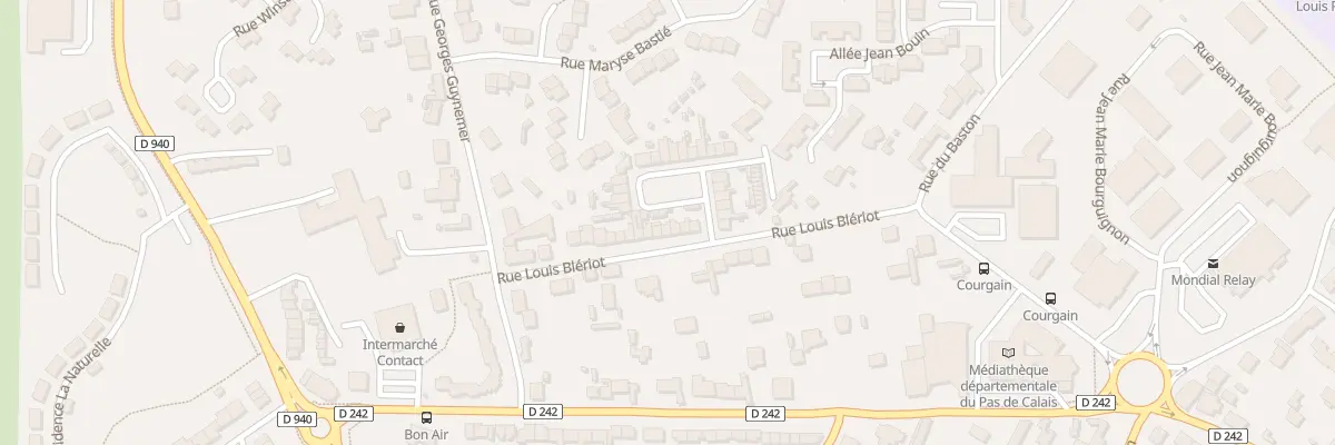 Plan du 19 Rue Louis Bleriot à Wimereux