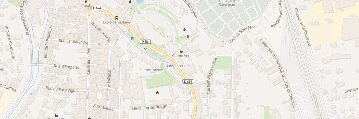 Plan du 70B Bd Alsace Lorraine à Pamiers