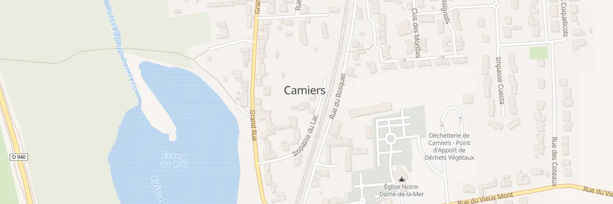 Plan du 13B Imp du Lac à Camiers