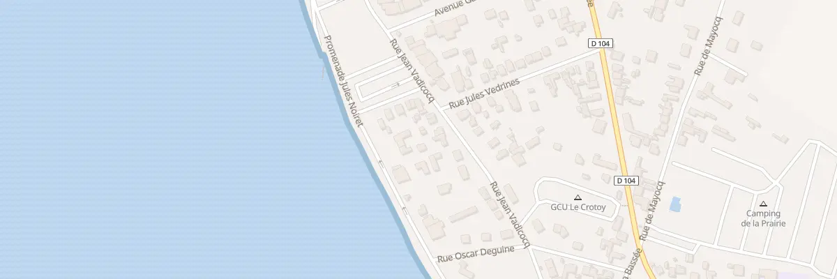 Plan du 25A Rue Jean Vadicocq au Crotoy
