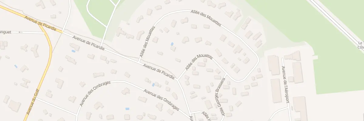 Plan du 2085 Av de Picardie au Touquet-Paris-Plage