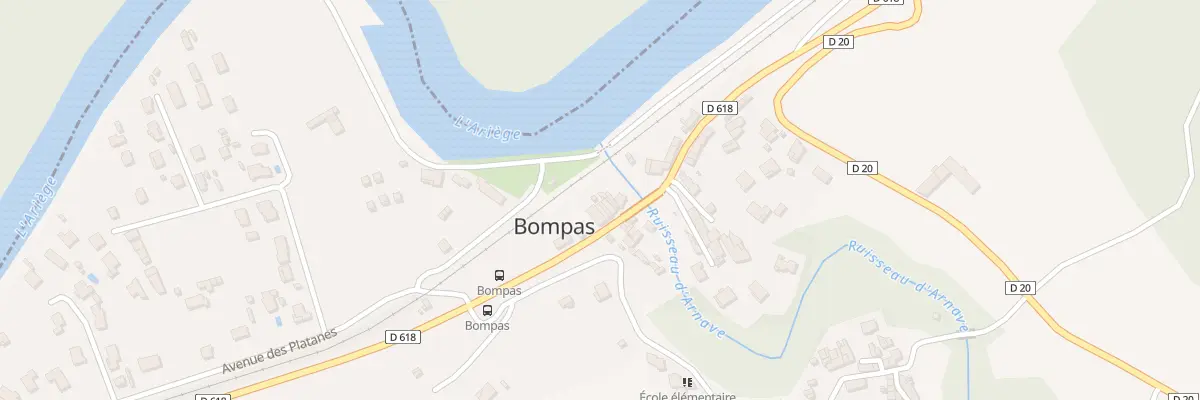 Plan du 9 Rte de Foix à Bompas