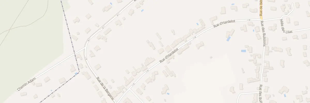 Plan du 30 Rue d’Hardelot à Condette