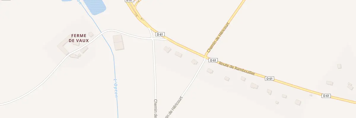 Plan du 2T Rte de Rambouillet à Maulette