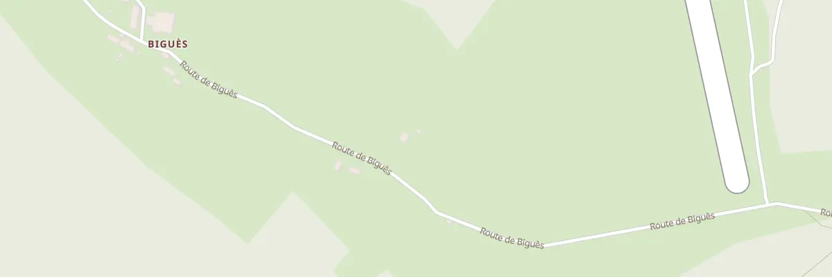 Plan du 1490 Rte de Biguès à Carlucet