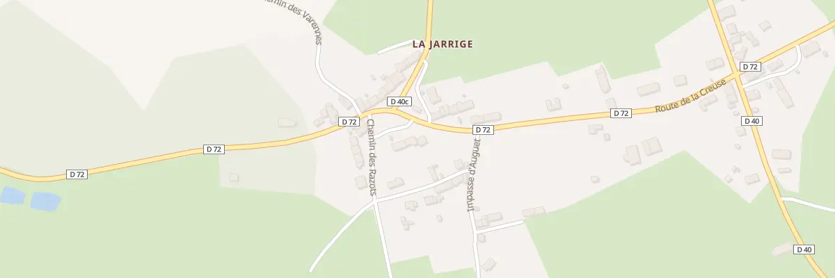 Plan du 27 Rte de la Creuse à Cuzion