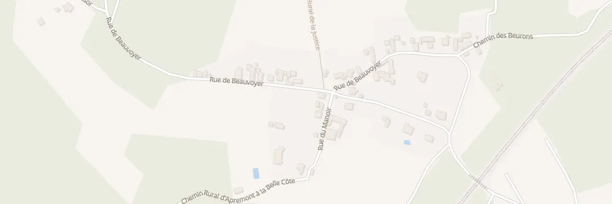 Plan du 2 Rue du Manoir à Perdreauville