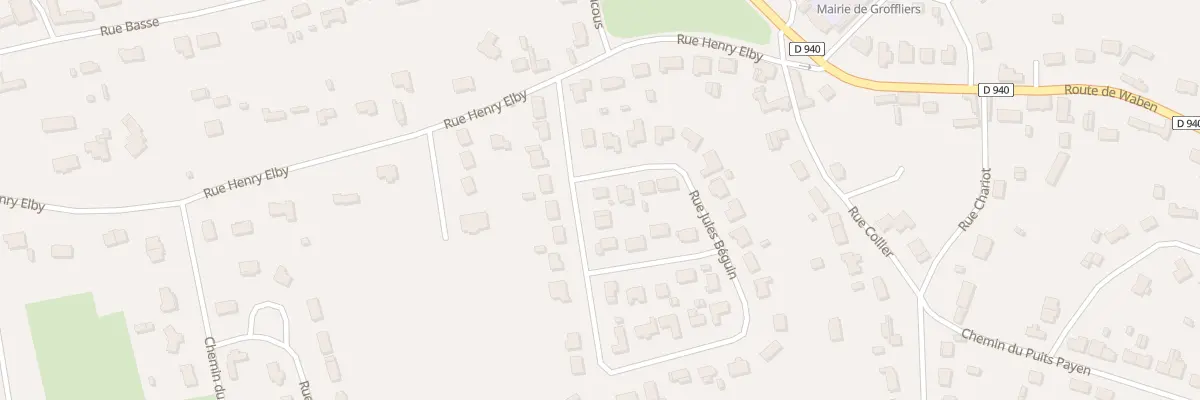 Plan du 17 Rue Jules Beguin à Groffliers