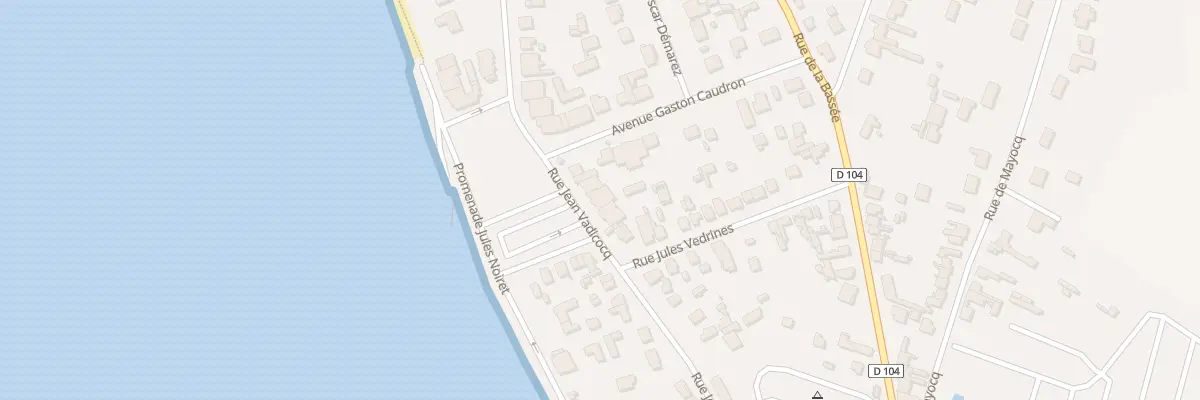 Plan du 36 Rue Jean Vadicocq au Crotoy