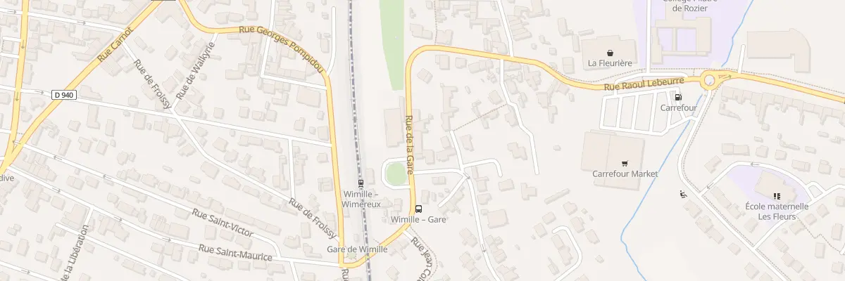 Plan du 21 Rue de la Gare à Wimille
