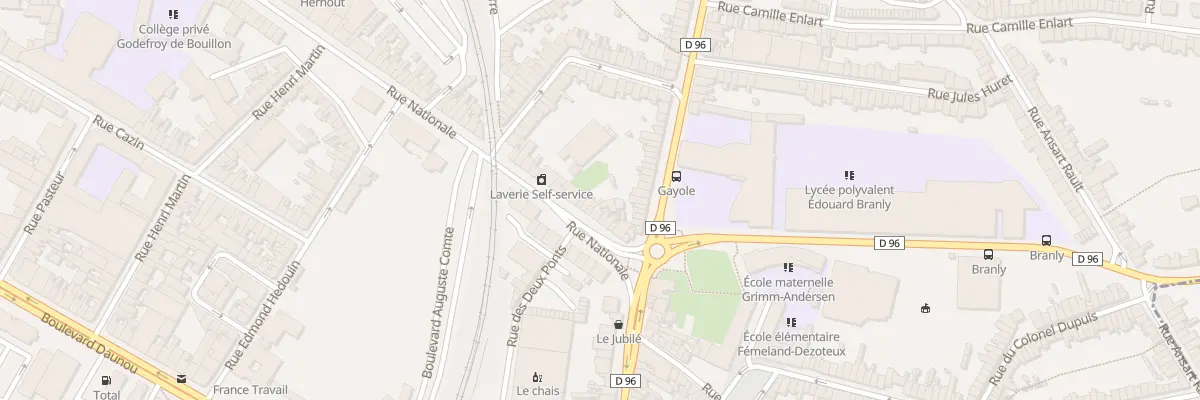 Plan du 265 Rue Nationale à Boulogne-sur-Mer