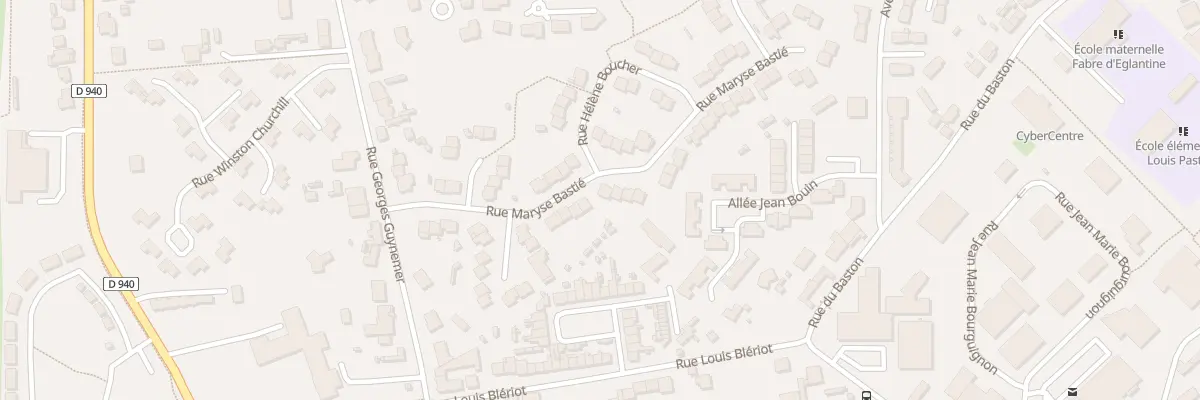 Plan du 16 Rue Maryse Bastié à Wimereux