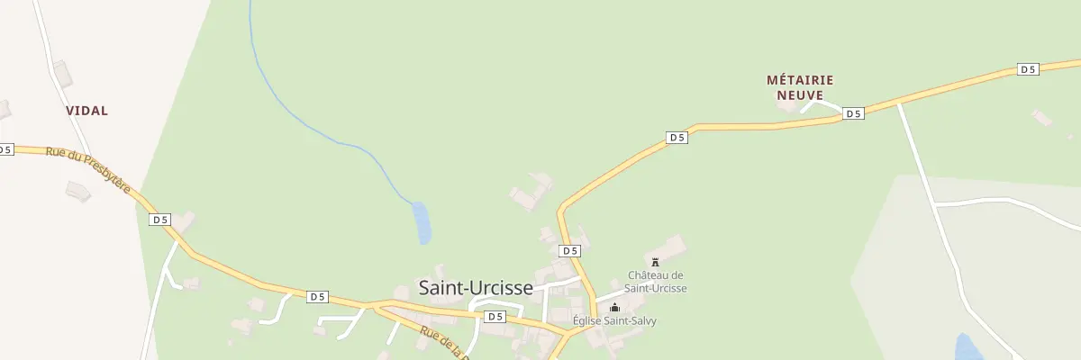 Plan du 130 Rue du Lavoir à Saint-Urcisse